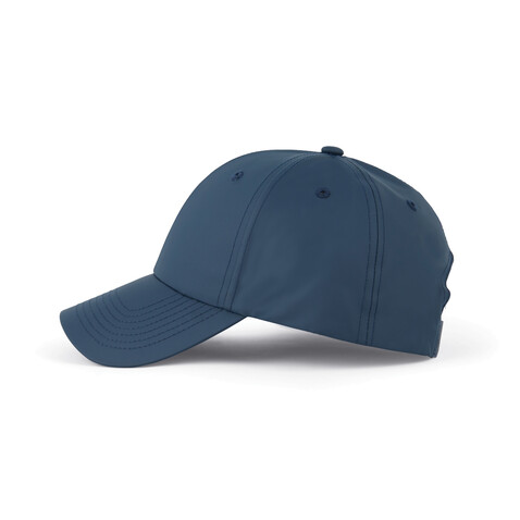 VINGA Baltimore AWARE™ Kappe aus recyceltem PET navy blau bedrucken, Art.-Nr. V453105