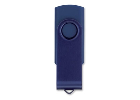 4GB USB-Stick Twister - Dunkelblau bedrucken, Art.-Nr. LT26402-N0010