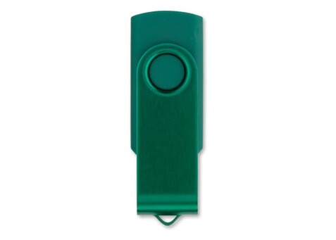 16GB USB-Stick Twister - Dunkelgrün bedrucken, Art.-Nr. LT26404-N0030