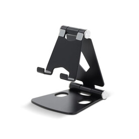 1207 | Foldable Smartphone Stand - Schwarz bedrucken, Art.-Nr. LT40310-N0002
