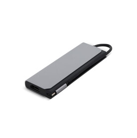 2651 | PowerHub HDMI - Gun metal - light bedrucken, Art.-Nr. LT40327-N0034