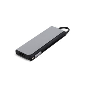 2651 | PowerHub HDMI - Gun metal - light bedrucken, Art.-Nr. LT40327-N0034