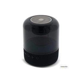 SP101 | Moyoo Smokey Dome speaker - Schwarz bedrucken, Art.-Nr. LT40734-N0002
