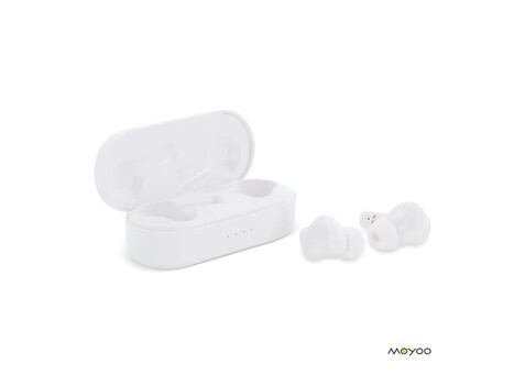 TW121 | Moyoo X121 Earbuds - Weiss bedrucken, Art.-Nr. LT40736-N0001