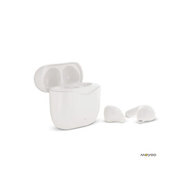 TW111-ECO | Moyoo X111 ECO Earbuds - Weiss bedrucken, Art.-Nr. LT40737-N0001