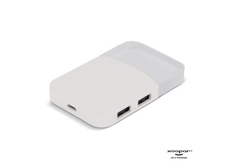 2598 | Xoopar iLo Mini Hub– 4 in 1 Adapter – USB 2.0 Data Transfer - Splitter - Weiss bedrucken, Art.-Nr. LT41309-N0001 2598 | Xoopar iLo Mini Hub– 4 in 1 Adapter – USB 2.0 Data Transfer - Splitter - Weiss bedrucken, Art.-Nr. LT41309-N0001
