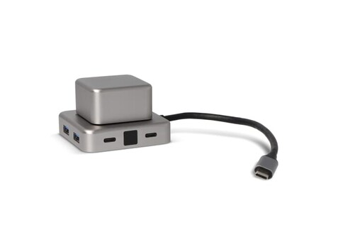 Xoopar Cubbi Hub - Hellgrau bedrucken, Art.-Nr. LT41314-N0062
