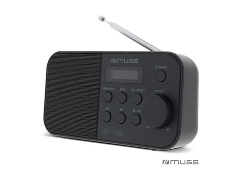 M-109 DB | Muse Portable Radio FM/DAB+ - Grau bedrucken, Art.-Nr. LT45810-N0061