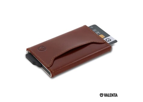 7218 | Valenta Card Case Plus - Braun bedrucken, Art.-Nr. LT48904-N0051