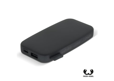 2PB6100 | Fresh &#039;n Rebel Powerbank 6.000mAh USB-C - Dunkelgrau bedrucken, Art.-Nr. LT49401-N0060