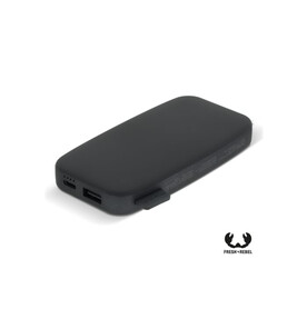 2PB6100 | Fresh &amp;#039;n Rebel Powerbank 6.000mAh USB-C - Dunkelgrau bedrucken, Art.-Nr. LT49401-N0060