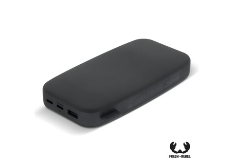 2PB18100 | Fresh &#039;n Rebel Powerbank 18.000mAh USB-C Ultra Fast Charging 20W - Dunkelgrau bedrucken, Art.-Nr. LT49403-N0060
