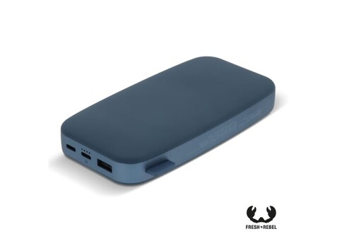 2PB18100 | Fresh &#039;n Rebel Powerbank 18.000mAh USB-C Ultra Fast Charging 20W - Dive Blue bedrucken, Art.-Nr. LT49403-N0048