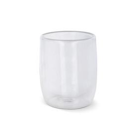 Doppelwandiges Kaffeeglas Marian 230 ml - Transparent bedrucken, Art.-Nr. LT50541-N0004