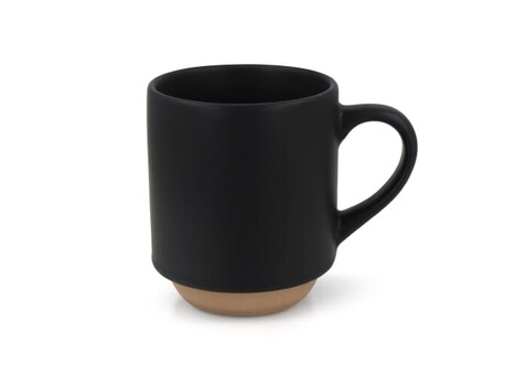 Becher Tallin 180ml - Schwarz bedrucken, Art.-Nr. LT51102-N0002