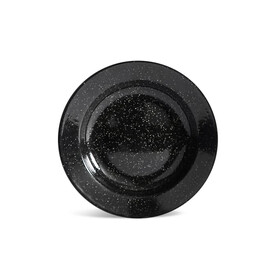 Sagaform Doris Emaille-Teller - Schwarz bedrucken, Art.-Nr. LT52230-N0002