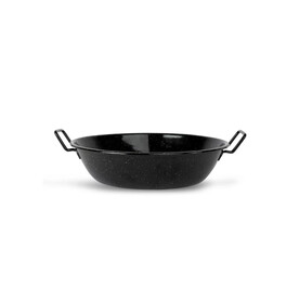 Sagaform Doris Emaillepfanne mittel - Schwarz bedrucken, Art.-Nr. LT52232-N0002