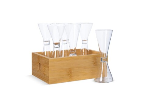 Sagaform 6-teiliges Schnapsglas-Set - Transparent bedrucken, Art.-Nr. LT52237-N0004