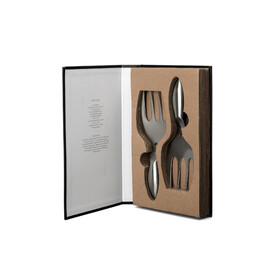 Byon Insalata Salatbesteck Steel - Silber bedrucken, Art.-Nr. LT53000-N0005