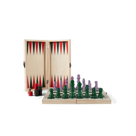 Byon Schach/Backgammon Spiel Beth - Holz bedrucken, Art.-Nr. LT53005-N0093