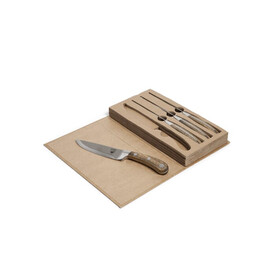 Orrefors Hunting Steak-Messer - Holz bedrucken, Art.-Nr. LT54003-N0093