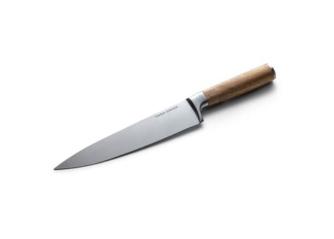Orrefors Jernverk Kochmesser 8&quot; Stahl - Holz bedrucken, Art.-Nr. LT54015-N0093