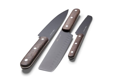 Orrefors Jernverk Messerset holz 3er-Set - Holz bedrucken, Art.-Nr. LT54030-N0093