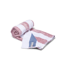 Lord Nelson Strandtuch 80x160 cm - Weiß/Pastellrosa bedrucken, Art.-Nr. LT54305-N0179