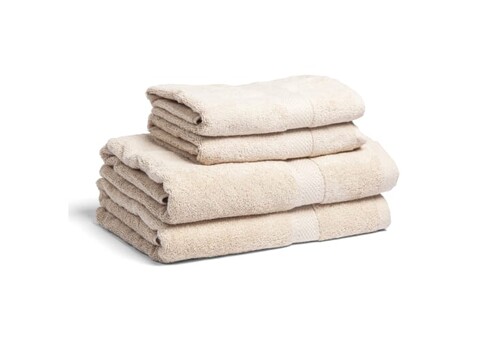 Lord Nelson Fairtrade Handtuch 70x130cm 3er Set - Beige bedrucken, Art.-Nr. LT54308-N0055