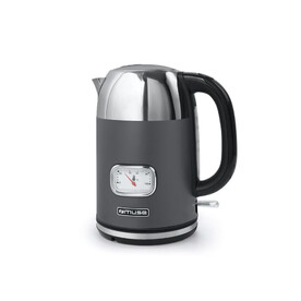 Muse Wasserkocher 1,7 Liter - Dunkelgrau bedrucken, Art.-Nr. LT55010-N0060 Muse Wasserkocher 1,7 Liter - Dunkelgrau bedrucken, Art.-Nr. LT55010-N0060