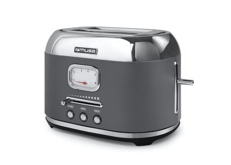 Muse Toaster 1000 Watt - Dunkelgrau bedrucken, Art.-Nr. LT55011-N0060