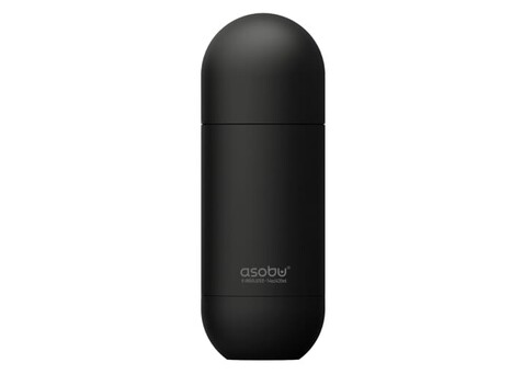 Asobu Orb Flasche mit Puramic 500ml - Schwarz bedrucken, Art.-Nr. LT55502-N0002