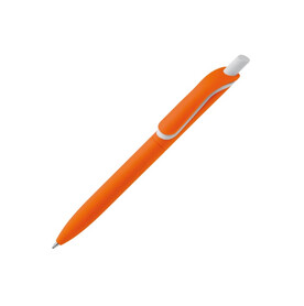 Kugelschreiber Click-Shadow Soft-Touch Hergestellt in Deutschland - Orange bedrucken, Art.-Nr. LT80120-N0026