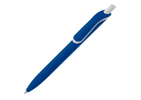 Kugelschreiber Click-Shadow Soft-Touch Hergestellt in Deutschland - Dunkelblau bedrucken, Art.-Nr. LT80120-N0010
