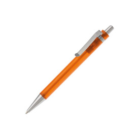 Kugelschreiber Antartica - Ecru / Orange bedrucken, Art.-Nr. LT80435-N5426