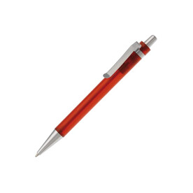 Kugelschreiber Antartica - Ecru / Rot bedrucken, Art.-Nr. LT80435-N5421