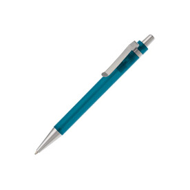 Kugelschreiber Antartica - Ecru / Hellblau bedrucken, Art.-Nr. LT80435-N5412