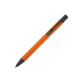 Kugelschreiber Alicante Softtouch - Orange / Schwarz bedrucken, Art.-Nr. LT80537-N2602