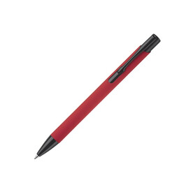 Kugelschreiber Alicante Softtouch - Rot / Schwarz bedrucken, Art.-Nr. LT80537-N2102