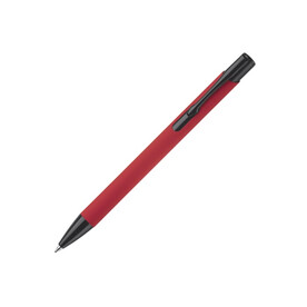 Kugelschreiber Alicante Softtouch - Rot / Schwarz bedrucken, Art.-Nr. LT80537-N2102