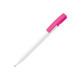 Kugelschreiber Nash Hardcolour - Weiss / Rosé bedrucken, Art.-Nr. LT80815-N0176 Kugelschreiber Nash Hardcolour - Weiss / Rosé bedrucken, Art.-Nr. LT80815-N0176