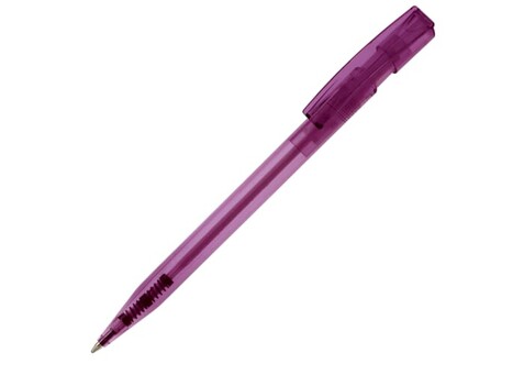 Kugelschreiber Nash Transparent - Transparent Violett bedrucken, Art.-Nr. LT80816-N0472
