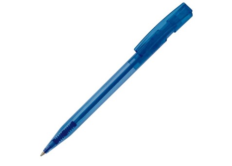 Kugelschreiber Nash Transparent - Transparent Blau bedrucken, Art.-Nr. LT80816-N0411