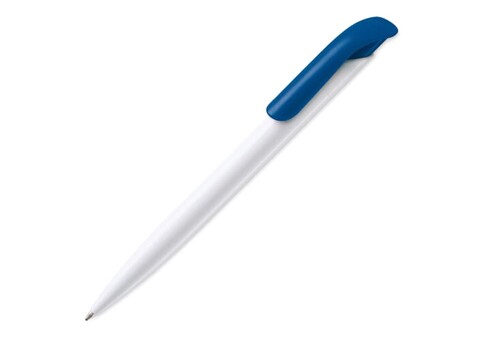 Kugelschreiber Modell Atlas Hardcolour - Weiss / Royalblau bedrucken, Art.-Nr. LT80825-N0114