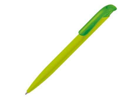 Kugelschreiber Modell Atlas Soft-Touch - Hellgrün bedrucken, Art.-Nr. LT80828-N0032