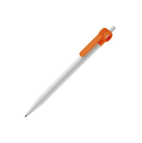 Kugelschreiber Futurepoint Hardcolour - Weiss / Orange bedrucken, Art.-Nr. LT80886-N0126 Kugelschreiber Futurepoint Hardcolour - Weiss / Orange bedrucken, Art.-Nr. LT80886-N0126