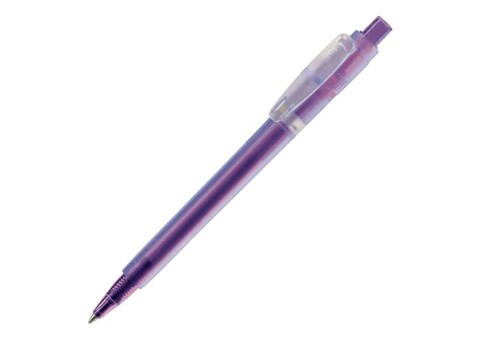 Kugelschreiber Baron '03 Ice Frosty - Ecru / Purple bedrucken, Art.-Nr. LT80902-N5472
