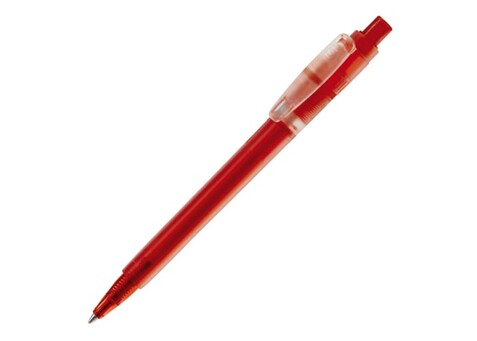 Kugelschreiber Baron &#039;03 Ice Frosty - Gefrostet Rot bedrucken, Art.-Nr. LT80902-N5421