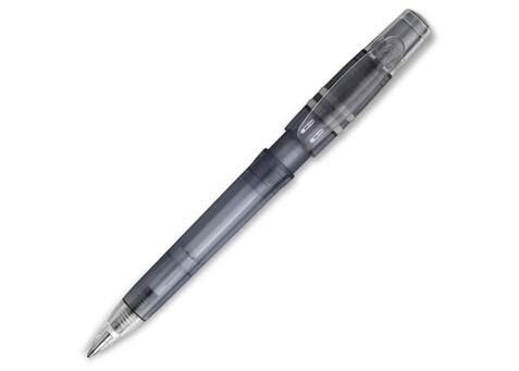 Kugelschreiber Nora Clear Transparent - Transparent Grau bedrucken, Art.-Nr. LT80905-N0461
