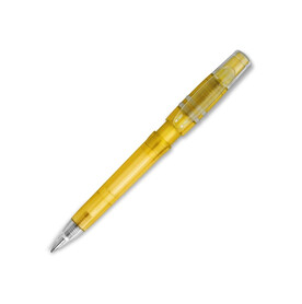 Kugelschreiber Nora Clear Transparent - Transparent Gelb bedrucken, Art.-Nr. LT80905-N0441 Kugelschreiber Nora Clear Transparent - Transparent Gelb bedrucken, Art.-Nr. LT80905-N0441